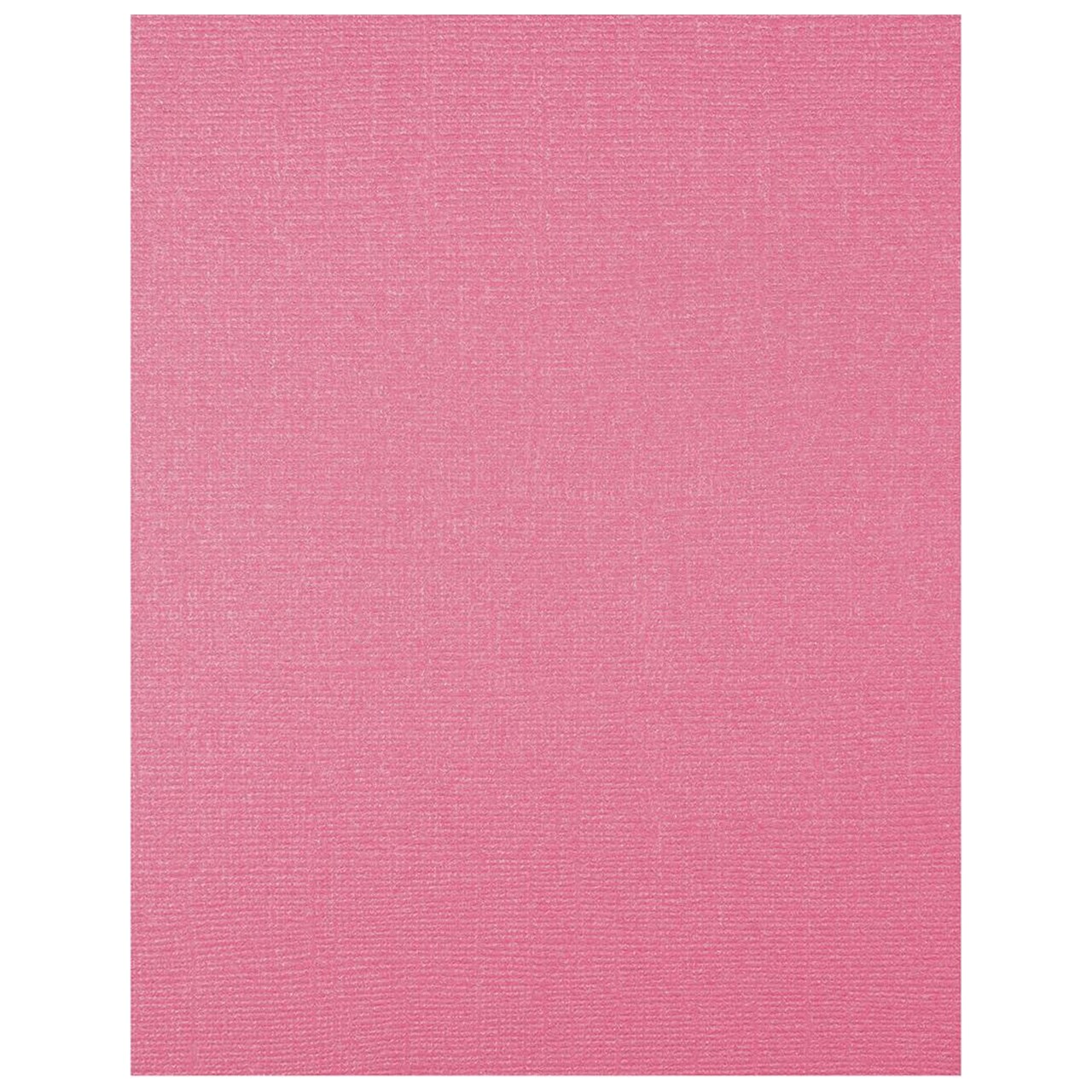 PA Paper Accents Glimmer Cardstock 8.5" x 11" Frosty Pink, 80lb colored cardstock paper for card making, scrapbooking, printing, quilling and crafts, 25 piece pack